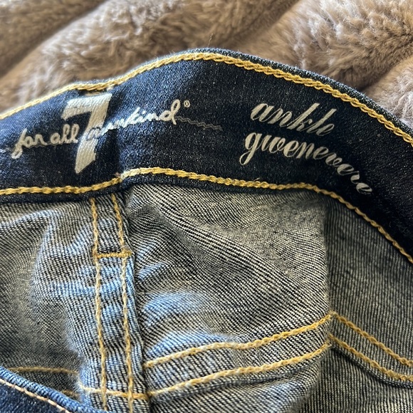 7 for all mankind ankle gwen every fringe hem sz 30 - Picture 4 of 11